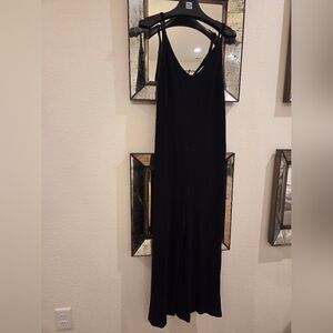 LACAUSA Excellent Cond Black Jumpsuit Ribbed